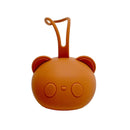 Estuche de silicona para chupete de bebé, diseño de oso, a prueba de polvo, organizador para bebés. 