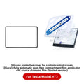 Protector de pantalla de vidrio templado YZ para consola central Tesla Model 3 Y, película HD antirreflejo, accesorios de protección de pantalla