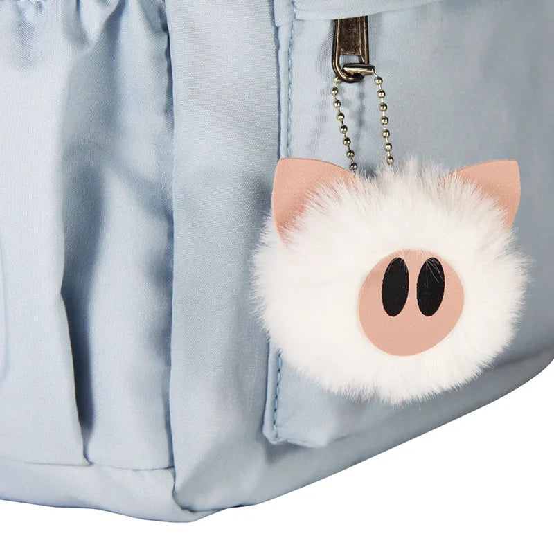 Mochila Disney Lilo Stitch para niñas, niños y adolescentes, informal, escolar, de viaje, con orejas de conejo
