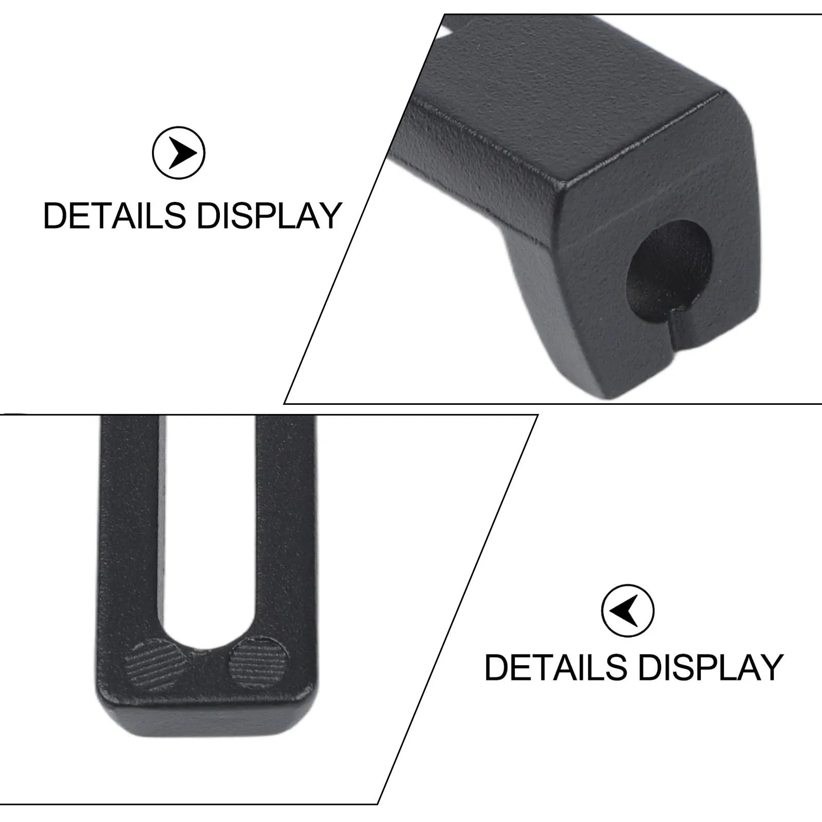 Slidable Adjustable Motorcycle Fog Lamp Bracket Black Alloy for Handlebar and Off Road Vehicle Auxiliary Light Installation