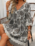 2025 Large Size Women's Dress Casual Loose Fit Maxi Gown Plus Size Fashionable Clothing for Plus Size Women