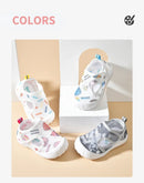 Sandalias de verano transpirables de malla de aire para niños de 1 a 4 años, zapatos casuales unisex para bebés, suela suave antideslizante, zapatos ligeros para primeros pasos.