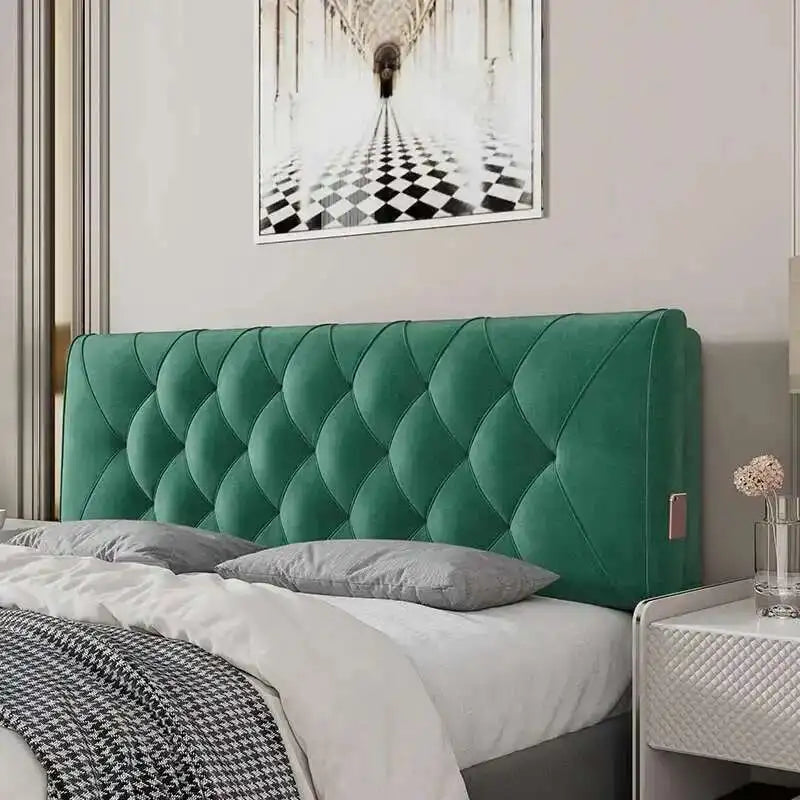 Backrest Soft Bag Bed Headboards for Hotel Headboards American Flannel Cloth Skin-Friendly Light Luxury Household Bed Headboards