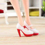 1Pair 1/3 1/6 Doll Shoes Fashion Female Doll Boots Plastic Doll Multistyles Long Knees Boots Fit Foot Length 2cm Dolls Shoes