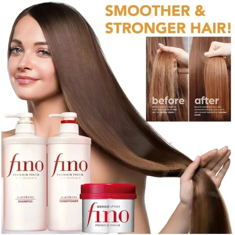 Original Japan FINO Hair Mask Repair Damaged Care Deeply Nourish Improve Frizz High Permeability Shampoo Conditioner Membrane