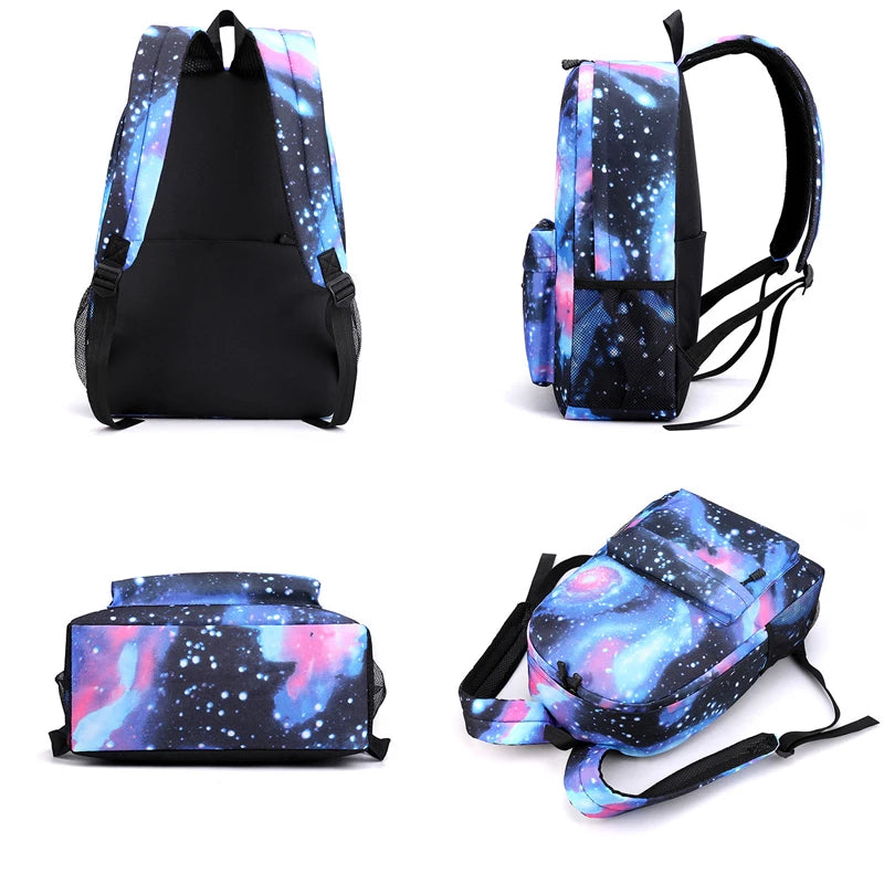 3pcs Disney Pixar Cars Lightning McQueen Students Backpacks Schoolbags Pencil Case Shoulder Bags Boys Girls School Bags Sets