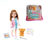 Original Barbie Dolls Club Chelsea Dress Up Burger Costume Pets Accessories Kids Toys for Girls Princess Play House Set Juguetes