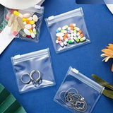 5Pcs Reusable Pill Pouch Bags Zipper Pill Bag Transparent EVA  Self-sealing Medicine Storage Device Travel Accessories