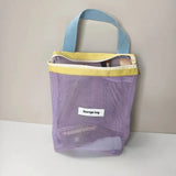 Soft Color Makeup Bag with Drain Holes Large Shower Organizer Travel Essentials