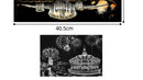 Scratch Art Paper Set 2 Sheets World Landmark Night Scene with Stylus DIY Crafts Stress Relief Creative Painting Adult Kids Gift