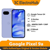 New Google Pixel 9a, 6.3 inches, 1080x2424, POLED, 120Hz, 5100mAh. Google Tensor G4 Titan M2, 8GB RAM, 128GB smartphone.