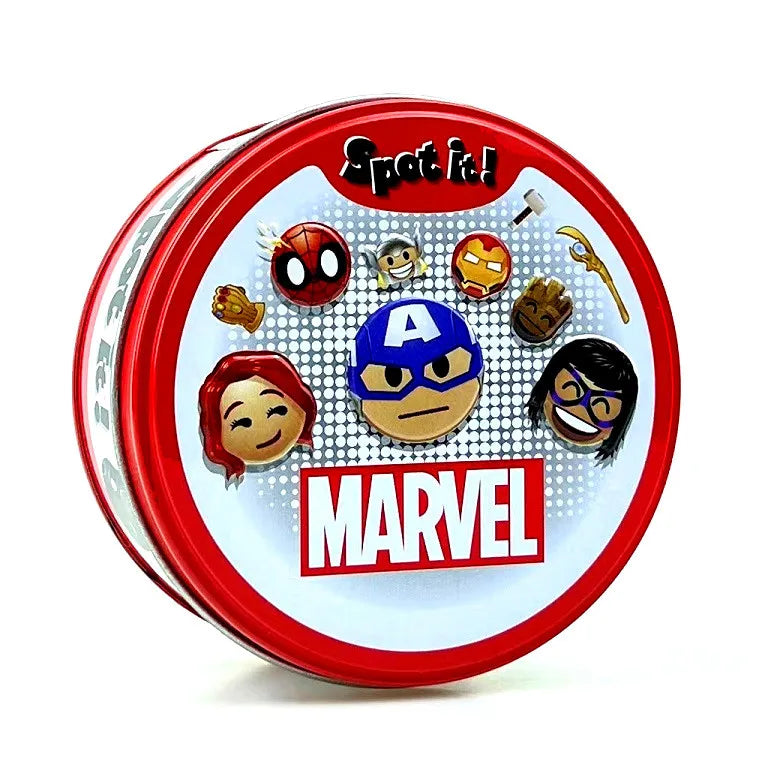 Spot It Cards Game Dobble Juego Pokemon Pikachu with Metal Box One Piece Doraemon Friends Party Jr Hip Board Game for Kids Gifts