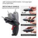 3.6V Screwdriver Kit Rechargeable Lithium Battery Cordless Electric Screwdriver Drill Kit Folding Home Power Tools