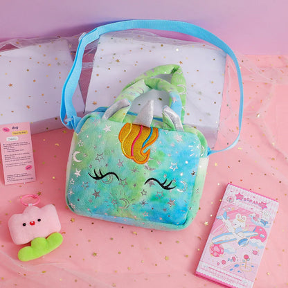 Bolsos de unicornio para niñas, bonitos bolsos cruzados para niños, regalo para niñas, monedero pequeño.