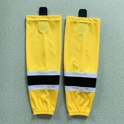 1 Pair Multiple Colors Knit Ice Hockey Socks 100% Polyester Team Training Socks Practice Socks Hockey Equipment Sports Sock