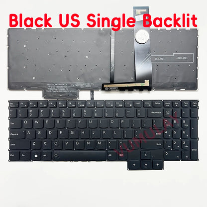 US/RU Backlit Keyboard for Lenovo Legion 5 Pro 16ITH6 16ITH6H 16ACH6 16ACH6H 16ARH7 16ARH7H 16IAH7 16IAH7H 82RF 82JD 82JQ 82RG