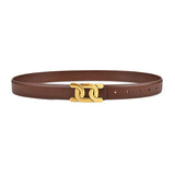 1Pc Women's Retro Belt, Alloy Buckle Fashion Casual Jeans Belt, High-End Long Skirt Pants Belt