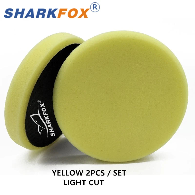 Esponjas de pulido Sharkfox de 5" (125 mm) y 6" (150 mm) para pulidoras DA/RO/GA