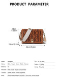 CH Autumn and Winter Solid Color Crossbody Bag Letter Printing High Quality Women's Fashion Elegance 2025 Classic Women's Bag