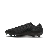 NIKE Phantom GX 2 Elite FG Low-Top Men's comfortable and stable soccer cleats with grip and wear-resistant sole, black