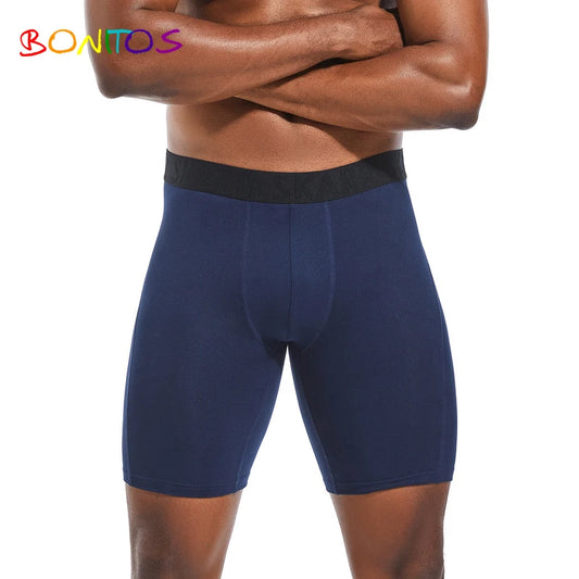 long Men's panties Sports Leggings boxershorts mens polyester underwear man boxers shorts Quick-drying boxer for men underpants