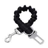 Dog safety leash pet car seat belt dog traction seat belt buffer elastic safety rope traction leash dog traction leash
