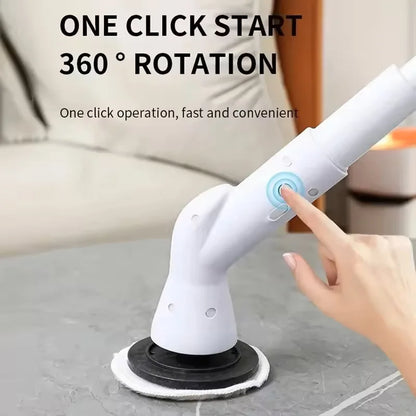 Cepillo de limpieza eléctrico inalámbrico 6 en 1 Xiaomi Mijia de 2000 mAh, cepillo de limpieza giratorio eléctrico para ducha, cocina, baño y hogar. 