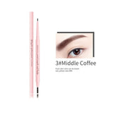 1Pc Ultra Fine Double-Ended Eyebrow Pencil Waterproof Sweat-proof Long Lasting Professional Eye Makeup for Women Wholesale 1.5mm