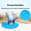 18/14cm Round Heat Resistant Silicone Mat Drink Cup Coasters Non-slip Pot Holder Table Placemat Kitchen Accessories Onderzetters