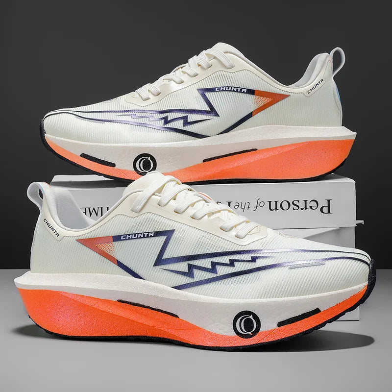 Unisex Sports Running Shoes for Men Women Training Soft Rebound Shock-Absorbing Summer Outdoor Jogging Shoes for Teenagers