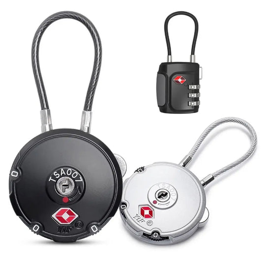 TSA Customs Combination Padlock Practical Customs Code Lock Portable Anti-Theft Travel Luggage Suitcase Padlock Security Tools