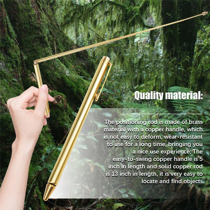 2PCS Dowsing Rods, Retractable Divining Rods, Portable Pen Shape L Rods, for Tools, Divining Water Etc.