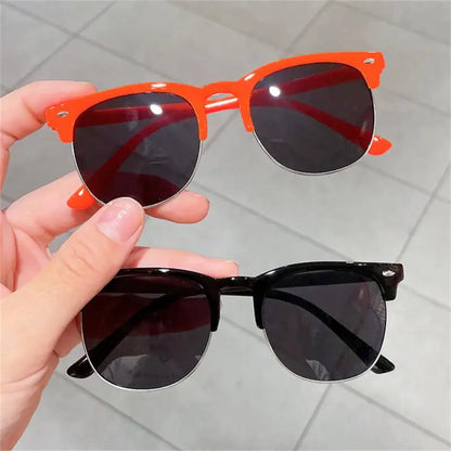 Nuevas gafas de sol para niños, modernas, coloridas, reflectantes, para niños y niñas, con protección UV400, para ciclismo al aire libre, de alta definición.