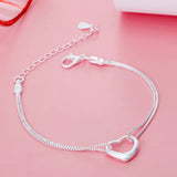 Fine 925 sterling silver Chain Stars Bracelets for women Charms fashion designer party Jewelry Holiday Wedding Gifts 