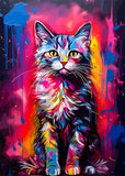 Watercolor Animals Canvas Paintings Rhino Cat Owl Panda Lion Tiger Wild Animals Grafffiti Art Posters Prints Home Decor Wall Art