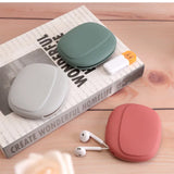 Portable Silicone Earphone Bag Key Data Cable Protection Case Mini Storage Box Multifunctional USB Cord Organizer Washable