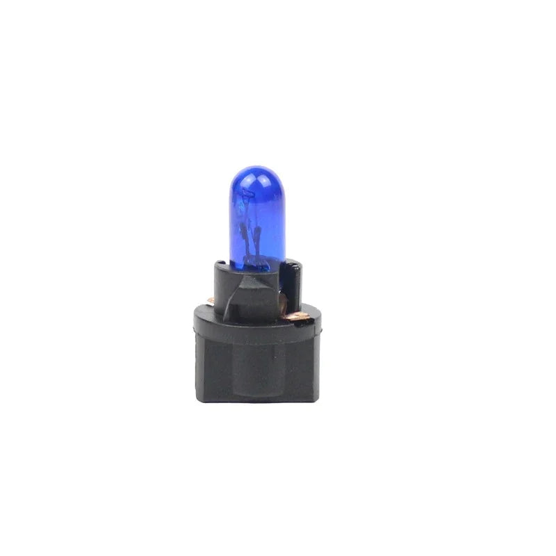 1/10pcs T5 Car Instrument Light Holder 12V Wedge Car Interior Light Bulb Gear Position Light/Centre Console Indicator Light