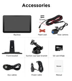 Junsun 9 inch Car DVR 4K Dash Cam Wireless Carplay for Apple Android Auto Dual Lens Video Recorder Dashboard Monitor FM BT AUX