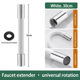 Extensor de grifo de gel de sílice giratorio de 360°, flexible y flexible, para fregadero de baño, extensor universal contra salpicaduras, accesorios de cocina
