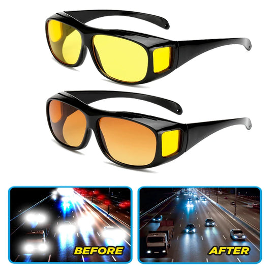 Car Night Vision Driving Glasses Anti-Glare Motorcycle Bicycle Driver Goggles UV Protection Sunglasses Eyewear Car Accessories