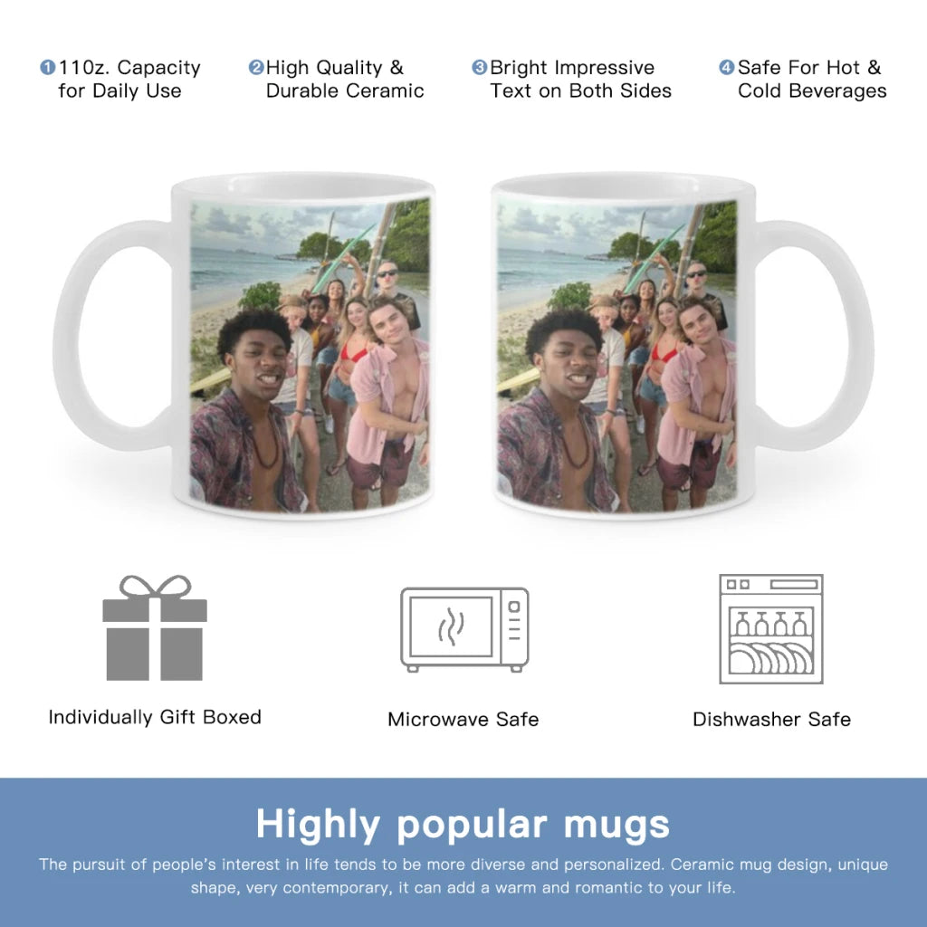 O-Outer Banks Anime Free shipping 11OZ Coffee Mug Beer Mugs Tea Milk Cup For coffee Surprised Gift