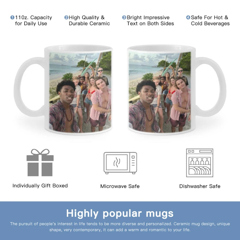 O-Outer Banks Anime Free shipping 11OZ Coffee Mug Beer Mugs Tea Milk Cup For coffee  Surprised Gift