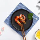18cm Square Silicone Mat Heat Resistant Potholder Dining Table Placemat Non-slip Pot Holder Cup Coaster Kitchen Accessories