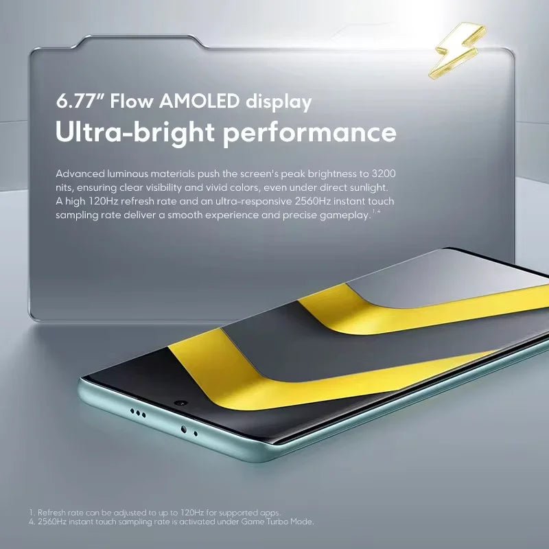 POCO M8 5G 8GB+256GB Smartphone Global Version Snapdragon® 6 Gen 3 6.77 "120Hz Flow AMOLED display 5520mAh 50MP Al dual camera system