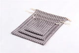 Cotton Linen Drawstring Cosmetic Bag Christmas Gift Package Makeup Storage Bags for Travel Wedding