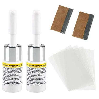 DIY Car Window Phone Screen Repair Kit Glass Curing Glue Auto Glass Scratch Crack Restore Windshield Repair Tool Car Accessories