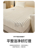 Solid Color Thick Faux Rabbit Fur Mattress Cover Autumn Winter Warm Velvet Mattress Protector Fluffy Soft Plush Fitted Bed Sheet