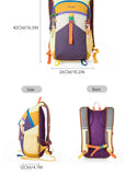 BISINNA 18L Camping Backpack Ultralight Portable Travel Bag for Women and Men Outdoor Hiking Cycling Climbing Fishing