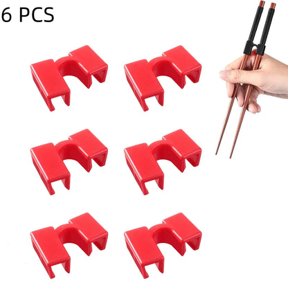 5/6/8PCS Reusable Chopstick Helpers Training Chinese Chopstick Holder For Children Beginner Trainers Learner Kitchen Tableware