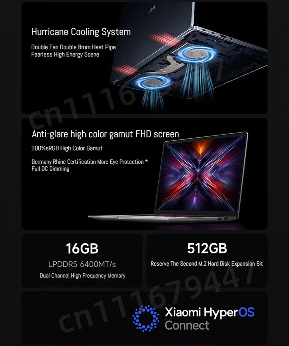 Xiaomi Laptop REDMI Book 14 2025 R5-7535H/R7-7735H 16G 512G SSD Thin Notebook Game Office Design Laptop